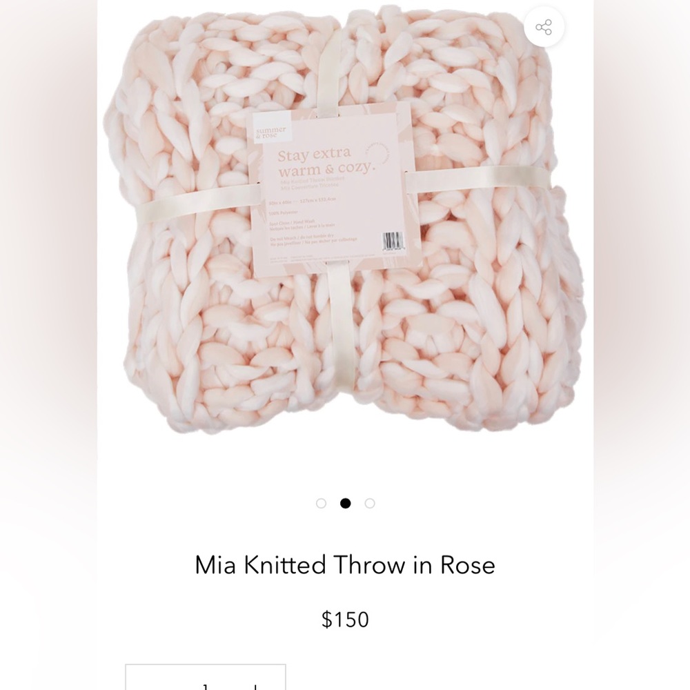 Summer and Rose blanket NEW